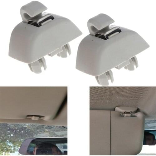 2Pcs Inner Sun Visor Clip for Audi A6 C6 2005-2013 for VW Passat B7 2013-2015 Car Sun Visor Hook Clip Holder Hanger Bracket