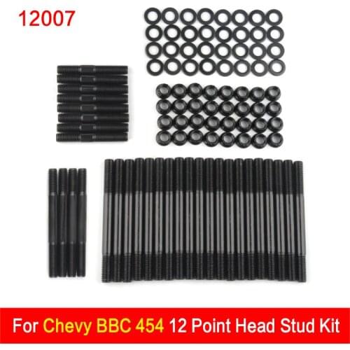 Head Stud Kit For Chevy BBC 454 12 Point Cylinder Head Stud Kit 12007