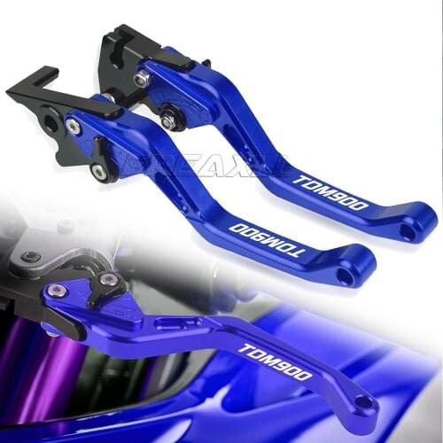 Logo TDM For YAMAHA TDM 900 TDM900 2004-2014 Motorcycle Short Brakes Clutch Levers 2005 2006 2007 2008 2009 2010 2011 2012 2013