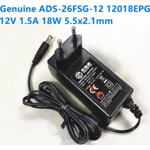 EU Plug Genuine HOIOTO ADS-26FSG-12 12018EPG 12V 1.5A 18W AC Switching Adapter For Hikvision Dahua Video Recorder Power Charger