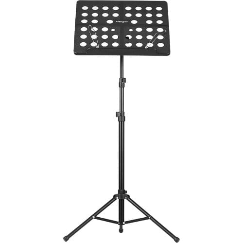 Music Stand Score Tripod Stand Collapsible Sheet Holder Aluminum Alloy for Orchestra Violin Piano Guitar Instrument Performance
