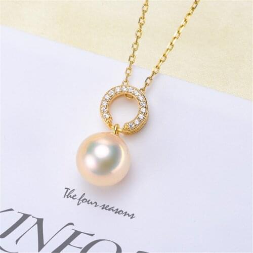 1PCS S925 Sterling Silver Pearl Tray Charm Connector Bail Pendant Clasp DIY Necklace Jewelry Making Accessories