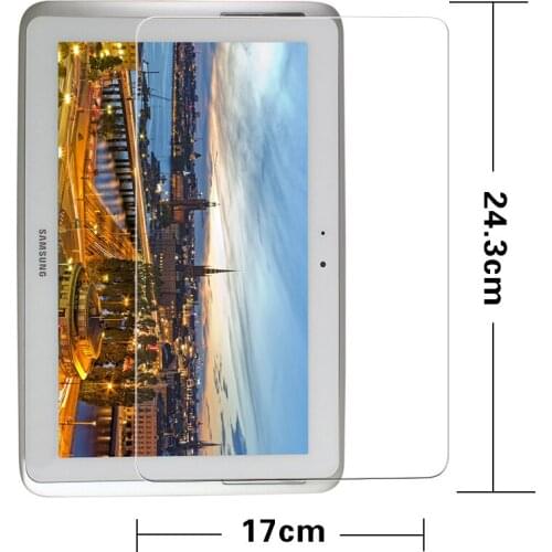 Anti-shatter LCD Screen Protector Film For Samsung Galaxy Note 10.1 N8000 P5100 10.1" tablet tempered glass HD protective film
