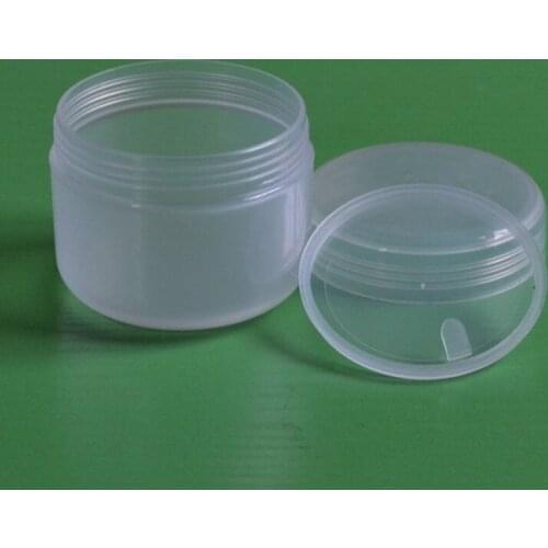 50g Clear Plastic Cosmetic Jar Empty Lotion Container Refillable Jar Eyecream Box Inner Cap Freeshipping Wholesale 50pcs/Lot