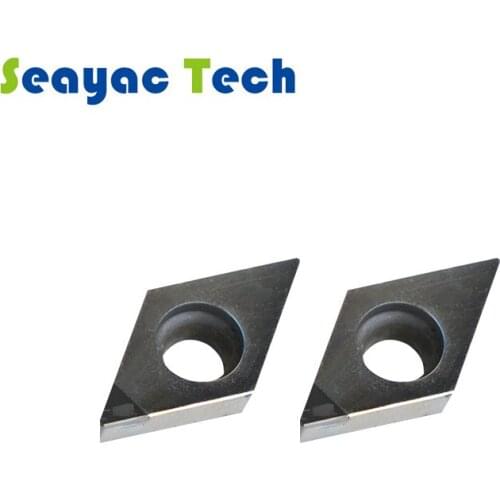 CBN cutting tips DCMT11T304 for harded steel and cast iron processing imported diamond CBN cutting material cutting plate