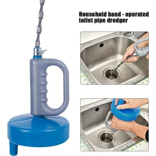 5 Meters Kitchen Toilet Sewer Blockage Hand Tool Pipe Dredger Extendable Drains Dredge Pipes Sewer Sink Cleaning Drain Cleaner