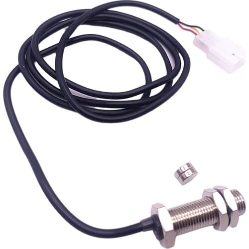 Universal Odometer Sensor Cable + Magnet for LCD Digital Speedometer Tachometer