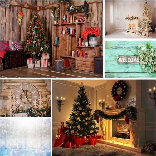 Vinyl Custom Christmas Indoor Theme Photography Background Baby Children Portrait Backdrops For Photo Studio Props 21710 CHM-06