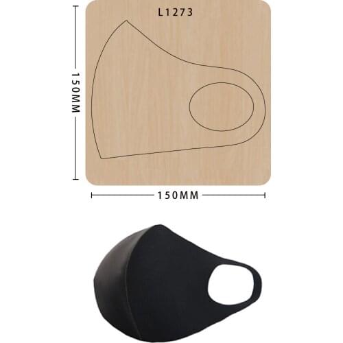 Scrapbook Wood Die Cutting Diy Custom Mold For Protective Mask Laser Cutting Dies New Die Cut Leather Tools Wood Die Cutter