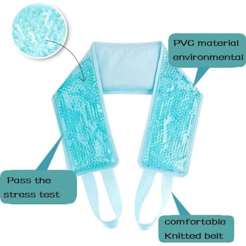 Back Shoulders Waist Refrigerator Cooler Bag Reusable Ice Pack For Injuries Gel Wrap Hot Cold Therapy Pain Relief with Straps