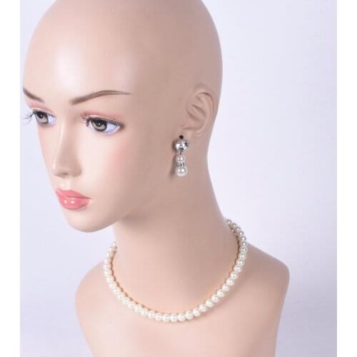 Flower season girl pearl necklace, girl jewelry, girl pearl necklace gift, party, daily wear, color and luster