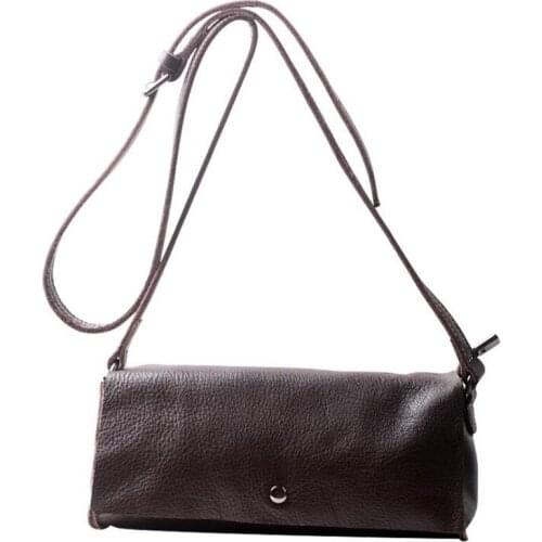 High Quality Leather Women Messenger Bag Brand Design Girls Soft Genuine Leather Shoulder Hobo Small Casual Crossbody Handbag