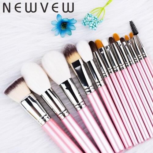 14pcs Quick-Drying Makeup Brush Sets Soft Blush Loose Powder Brush Highlight Eye Shadow Brush INS With Bag Portable Beauty Tools