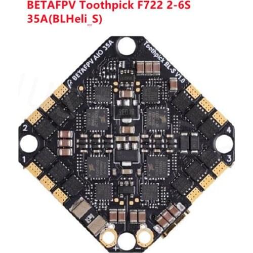 BETAFPV Toothpick F722 2-6S AIO Brushless Flight Controller 35A(BLHeli_32)