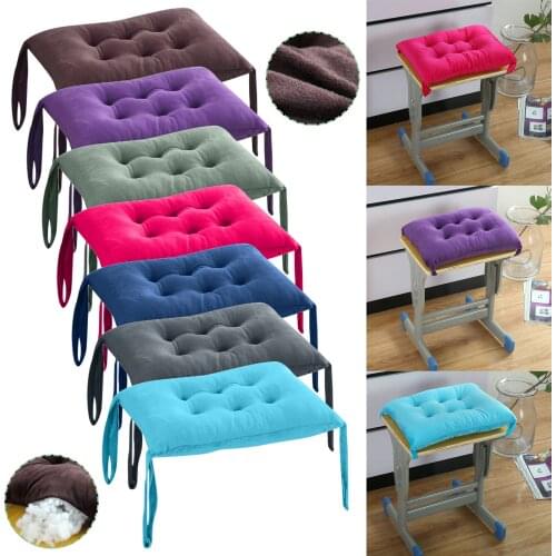 35x38cm Chair Cushion Square Cotton Upholstery Cushion For Office Home Or Car Home Decoration Dining Room Sofa Supplies
