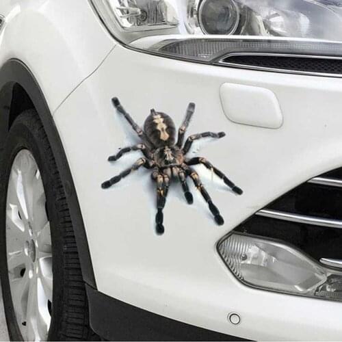 3D Spider Lizard Scorpion Car/wall/home Sticker animal Vehicle Window Mirror Bumper Decor Water-resistant High stickiness cn