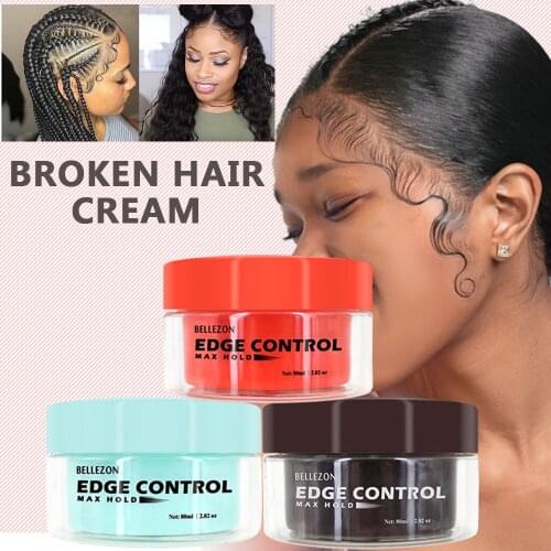 80ml Broken Hair Finishing Cream Fancy Hair Wax Styling Cream Broken Hair Finishing Fixative Gel Anti-Frizz TSLM2