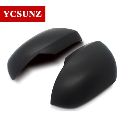 ABS Mirror Cover For Mitsubishi L200 Triton 2019 2020 2021 Pajero Sport Montero Sport Chrome Black YCSUNZ