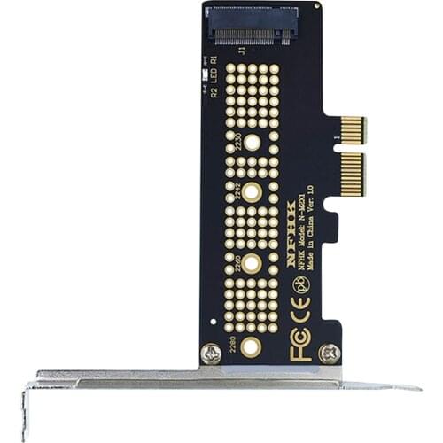 M.2 NVMe SSD to PCIE 3.0 X1 X4 X16 Adapter M Key Interface Card Support PCI Express for 2230 2242 2260 2280 Size M.2 NVME SSD