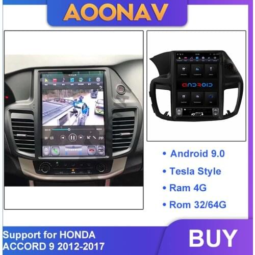 Android car radio multimedia player for HONDA ACCORD 9 2012-2017 car stereo autoradio 2din Android GPS navigation DVD player