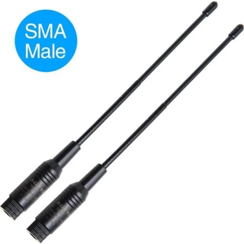 Nagoya NA-701 SMA-Male Dual Band 144/430Mhz Antenna NA701 for Baofeng TYT TH-UV3R TH-UVF8D TH-UVF9D Wouxun Walkie Talkie Radio