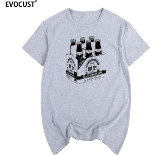 ASAHI BEER JAPANESE RETRO TEE T-shirt Cotton Men T shirt New Women Summer