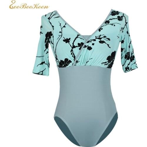 Ballet gymnastics leotard practice wear dance clothes women yoga leotards bodysuit Adult dancewear dance jumpsuit for Ballerina