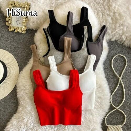 2021 summer womens Tube top bra thin spaghetti strap bra one piece belt pad wireless tube top underwear female sport tops