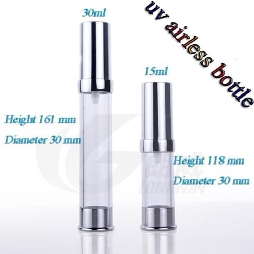 Capacity 30ml 200pcs/lot factory wholesale AS Shoulder vacuum bottles, new uv vacuum bottle