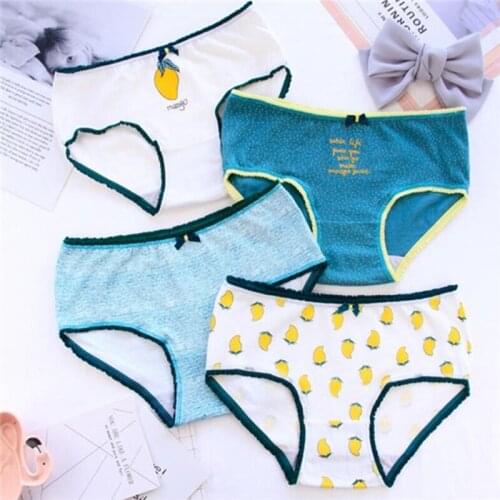 Cotton Panties girls underwear Briefs for Girls Panty Mid-Waist girls panties Underpants kids underwear 7pcs/lot SQ-A30mguo-7PCS