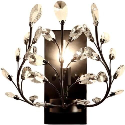 Crystal Wall Lamp Bedroom Wall Lamp Bedside Wall Light Living Room Dining Room Study Room Wall Light Modern Luxury Wall Lamp