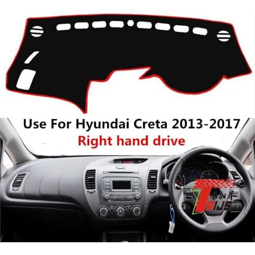 TAIJS Factory Classic 3colors Polyester Fibre Car Dashboard Cover For Hyundai Creta 2013-2017 Right hand drive