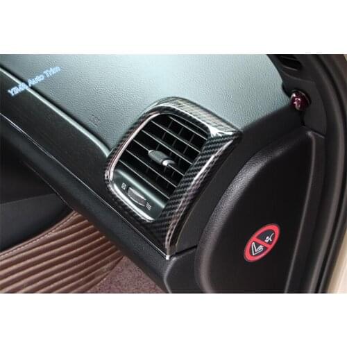 Lapetus Car Styling Inner Side Air Conditioning AC Outlet Vent Cover Trim 2 Pcs ABS For Jeep Grand Cherokee 2014 2015 2016