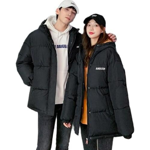 Fashion womens jackets spring 2021 new thick European and American style loose bread jacket fashion hooded short