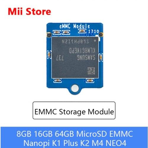EMMC Module 8GB / 16GB / 64GB support Nanopi NEO4 / Nanopi M4 / K1 Plus / K2