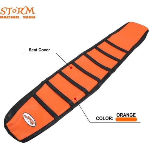 Motorcycle Leather Gripper Soft Seat Cover For KTM 690 SM SMR SMC Enduro R Supermoto Off Road Bike