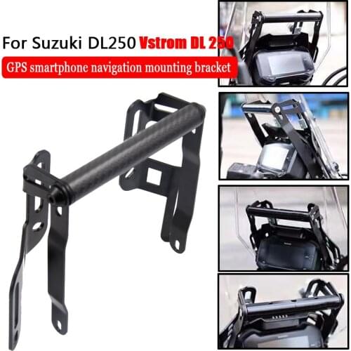 Motorcycle navigation support Windshield lifting function Adjustment GPS Phone Navigation Bracket For SUZUKI DL250 VERSYS DL 250