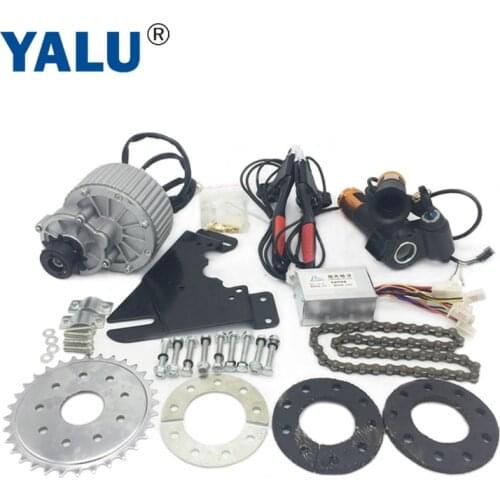 24V36V 250W L eft Side Drive Faster Geared Ebike Motor Kit with 12T Left Freewheel MY1018 Unitemotor Rare Earth DC Bicycle Motor