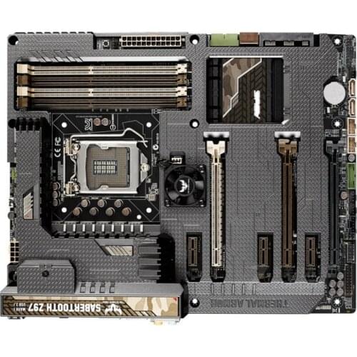 Asus SABERTOOTH Z97 MARK 1/USB3.1 Desktop Motherboard Socket LGA 1150 i7 i5 i3 DDR3 SATA3 USB3.0 USED mainboard