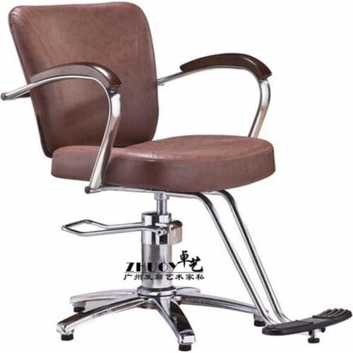 Hairdressing chair. Hair salons dedicated hairdressing chair. Barbers chair