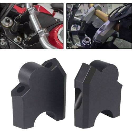 Motorcycle Handlebar Riser Backs Higher Extend Adapter Bracket Kit Mount Clamp For Honda CRF1000L Africa Twin DCT 2016-2019 2020