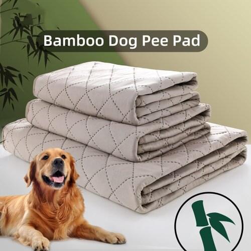 LeChong Bamboo Fiber Deodorant Pet Dog Pads Reusable Dog Diapers Strong Absorption Washable Dog Pads Pet Cleaning Supplies