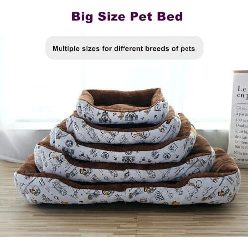 S-3XL Pet Sofa For Small Medium Large Dogs Cozy Dog Beds House Kennel Mat Warm Cat Bed Puppy Nest Cushion cama perro