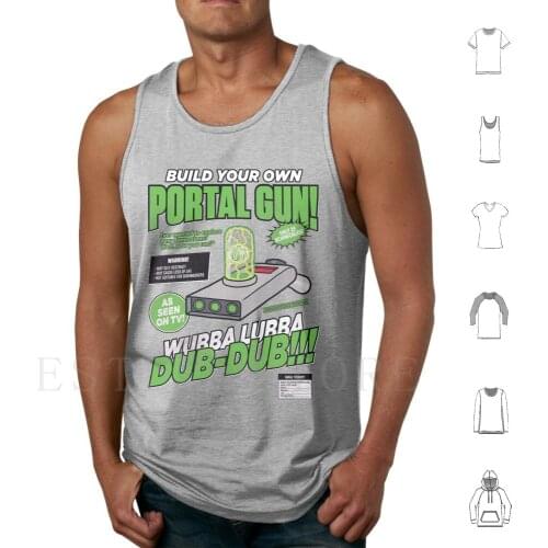 Build Your Own Portal Gun Tank Tops Vest Sleeveless Portal Portal Gun Build Your Own Retro Vintage Comic Ad Comic Ad Diy