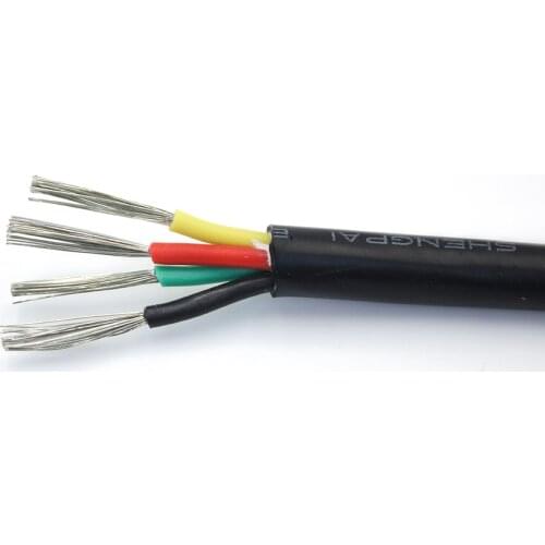 Heat-resistant soft silicone wire 2 cores 3 cores 4 cores 5 cores 6 cores 8 cores 0.3mm 0.5mm 0.75mm 1.0mm 1.5mm Wire and cable