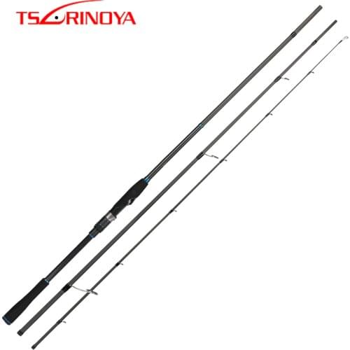 TSURINOYA DETECTIVE Fishing Rod M Power Spinning Rod Toray Carbon Fuji Guide Long Shot Saltwater Surfcasting Seabass RodS