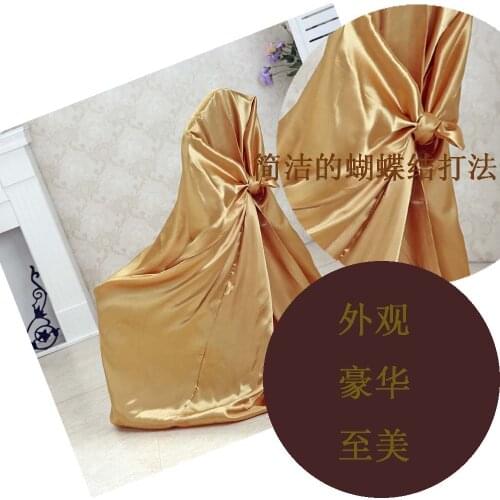 Factory Price Wholesale Satin Universal Chair Covers For Wedding,Party,Hotel wholesale 300pcs