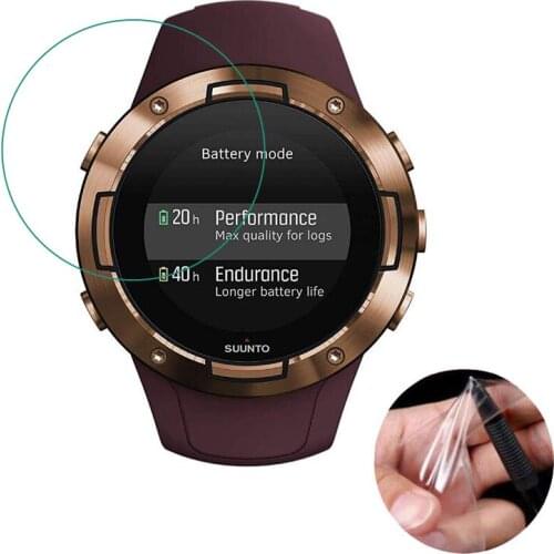 3pcs Soft Clear Smartwatch Protective Film Guard (Not glass) For Suunto 5 Suunto5 GPS Sport Watch Display Screen Protector Cover