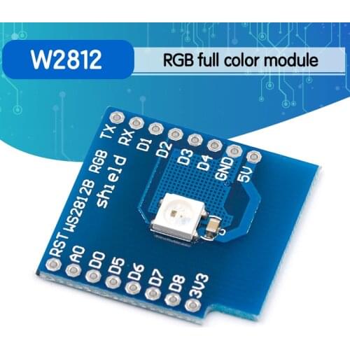 1pcs WS2812B RGB SHIELD for WeMos D1 mini BMP180