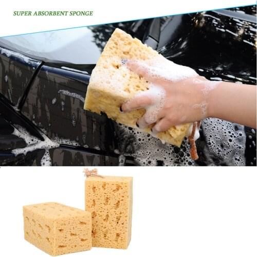 2Pcs Car Cleaning Supplies Car Wash Coral Sponge Super Super Absorbent Sponge Car Cleaning Beauty Tools Supplies